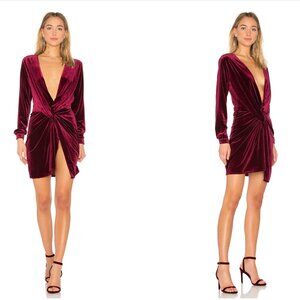 Lioness Fame and Lust Velvet Dress, Size M